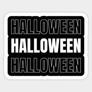 Simple Halloween Costume Idea. Halloween Gift Idea Sticker